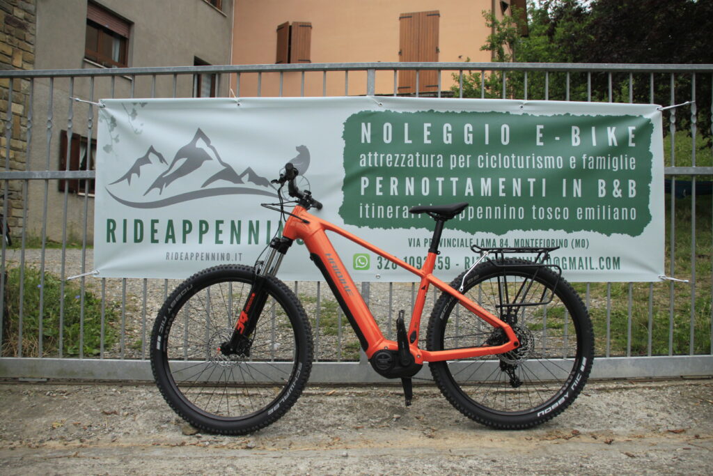 ebike front a noleggio ride appennino